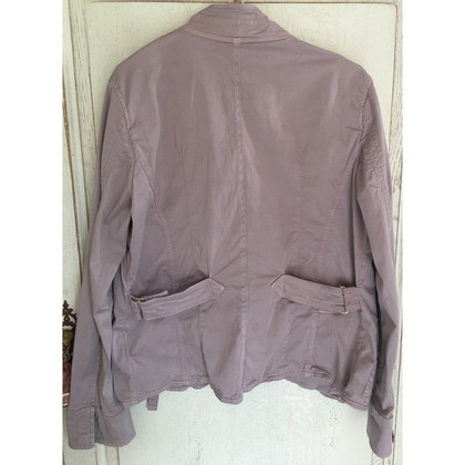 Trussardi Jacket/Coat Cotton in Violet
