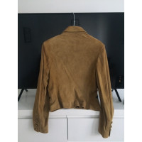 Hermès Jacket/Coat Suede in Ochre