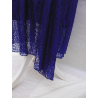 Akris Kleid aus Viskose in Blau