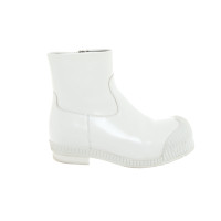 CALVIN KLEIN 205W39NYC Stivaletti in Pelle in Bianco