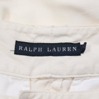 Ralph Lauren Hose aus Seide in Weiß