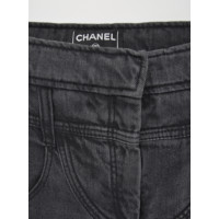 Chanel Jeans Cotton in Black