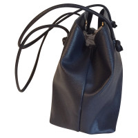 Trussardi Tote Bag aus Leder in Blau