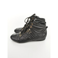 Christian Dior Lace-up shoes Leather in Black