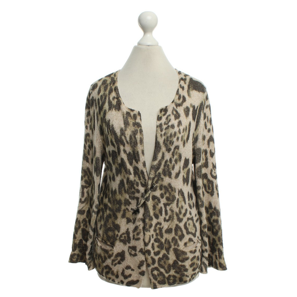 Marc Cain Cardigan with leopard pattern