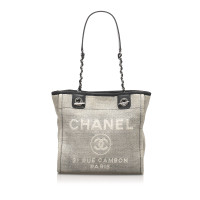 Chanel Tote Bag aus Canvas in Grau