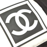 Chanel Rucksack aus Baumwolle in Weiß
