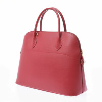 Hermès Handbag Leather in Red