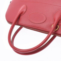 Hermès Handtasche aus Leder in Rot
