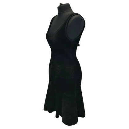 Sandro Kleid aus Baumwolle in Schwarz