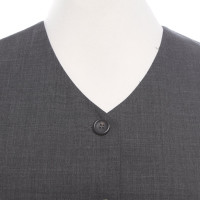 René Lezard Vest Wool in Grey