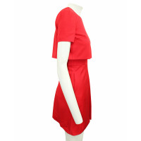 Alexander McQueen Kleid aus Seide in Rot