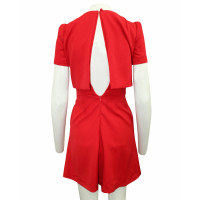 Alexander McQueen Dress Silk in Red