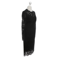 Dolce & Gabbana Kanten jurk in zwart