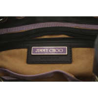 Jimmy Choo Handtasche aus Lackleder in Schwarz