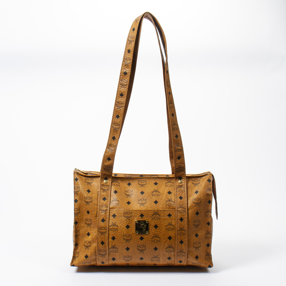 Mcm Schoudertas Canvas