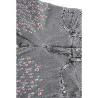 Chanel Jeans aus Baumwolle in Grau