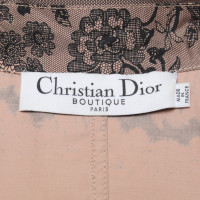 Christian Dior Trench-coat avec imprimé dentelle