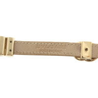 Bulgari Armreif/Armband aus Leder in Braun