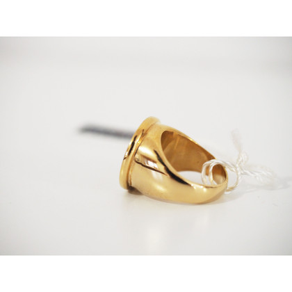 Rochas Ring aus Stahl in Gold