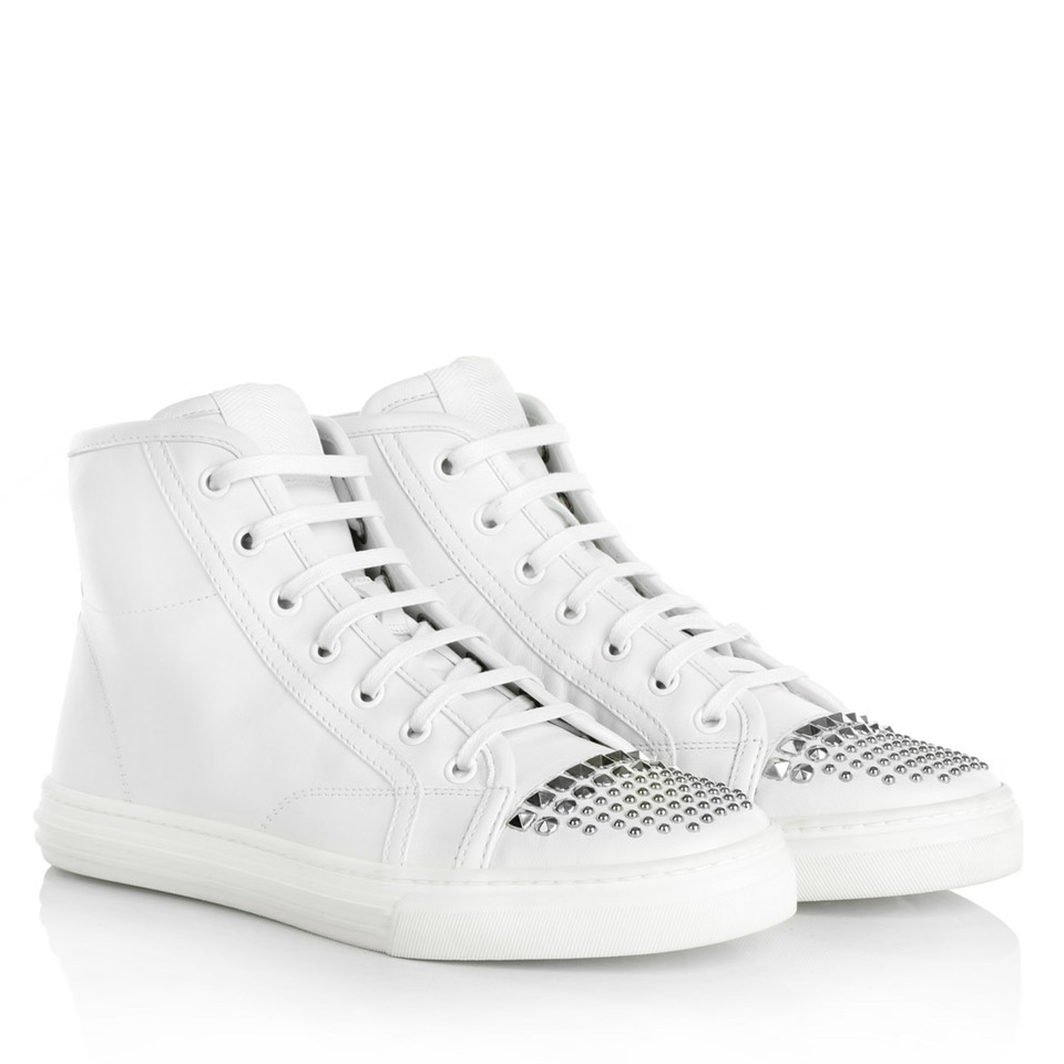 Gucci Hoge top sneakers in wit