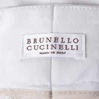 Brunello Cucinelli Broek in lichtgrijs