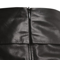 Isabel Marant Leather skirt in black