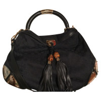 Gucci Indy Bag aus Leder in Schwarz