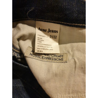 Acne Jeans Katoen in Blauw