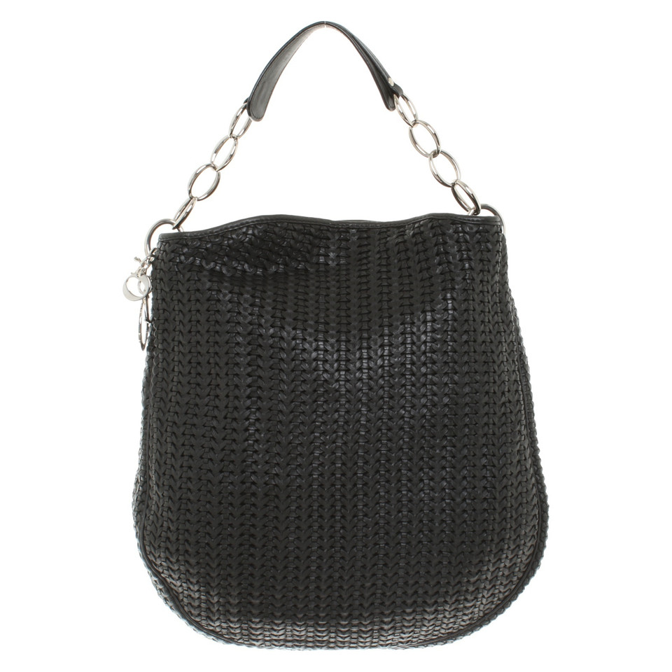 Christian Dior Braided leather handbag