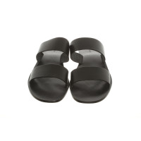 Mansur Gavriel Sandalen aus Leder in Schwarz