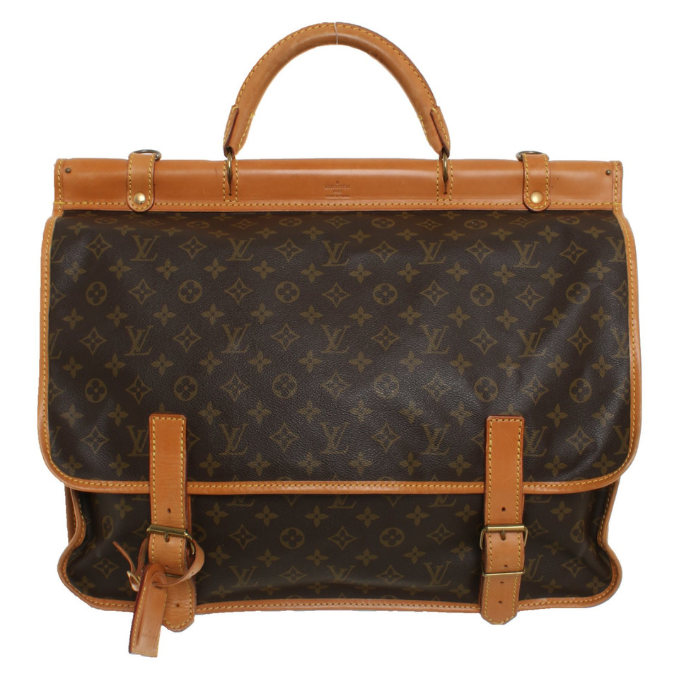 Louis Vuitton Travel bag Canvas in Brown