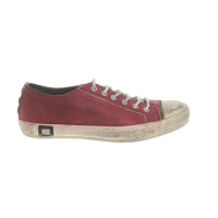 D.A.T.E. Sneakers aus Leder in Rot
