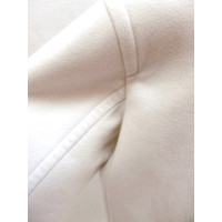 Hermès Jacket/Coat Wool in Cream