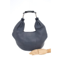 Serapian Handtasche aus Leder in Blau