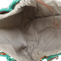 Marni Tote Bag in Grün/Orange