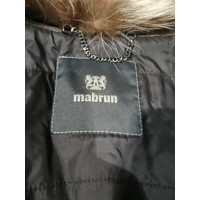 Mabrun Jacke/Mantel aus Wolle in Braun