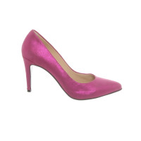 Fabienne Chapot Pumps/Peeptoes aus Leder in Rosa / Pink