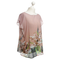 Marcel Ostertag Silk top with print