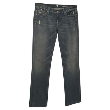 7 For All Mankind Jeans in Denim in Blu