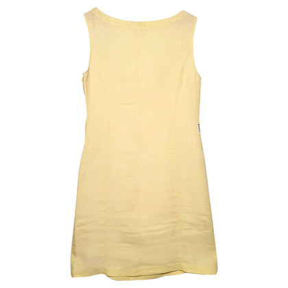 Armani Jeans Kleid aus Leinen in Gelb