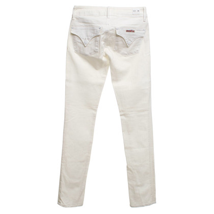Hudson Skinny Jeans in White