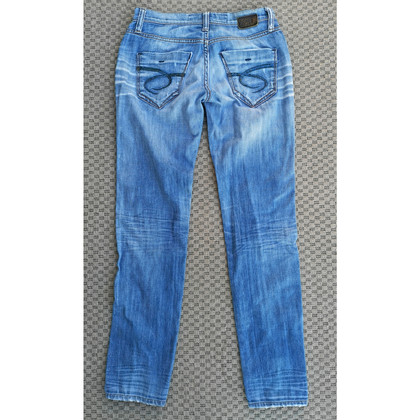 Take Two Jeans in Cotone in Blu