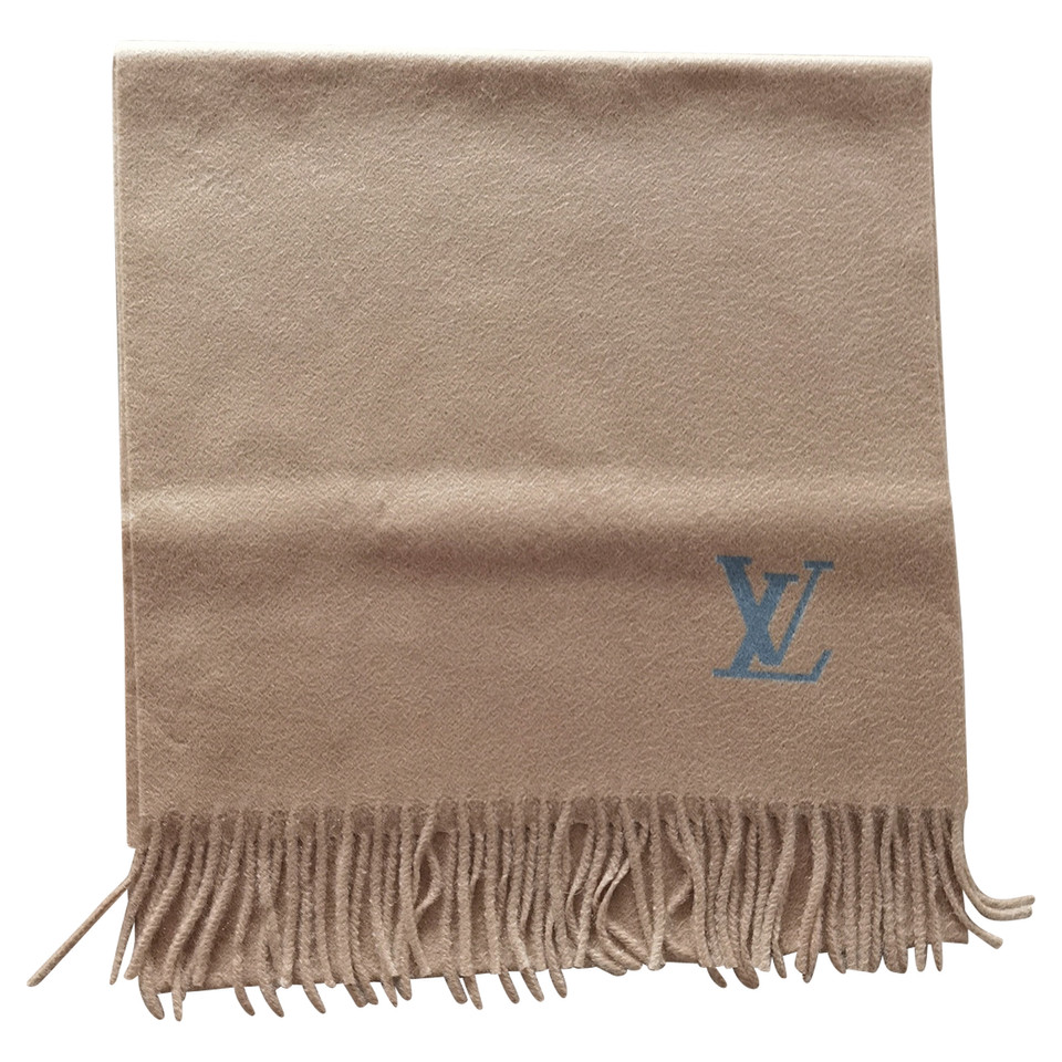 Louis Vuitton Sjaal Kasjmier in Beige