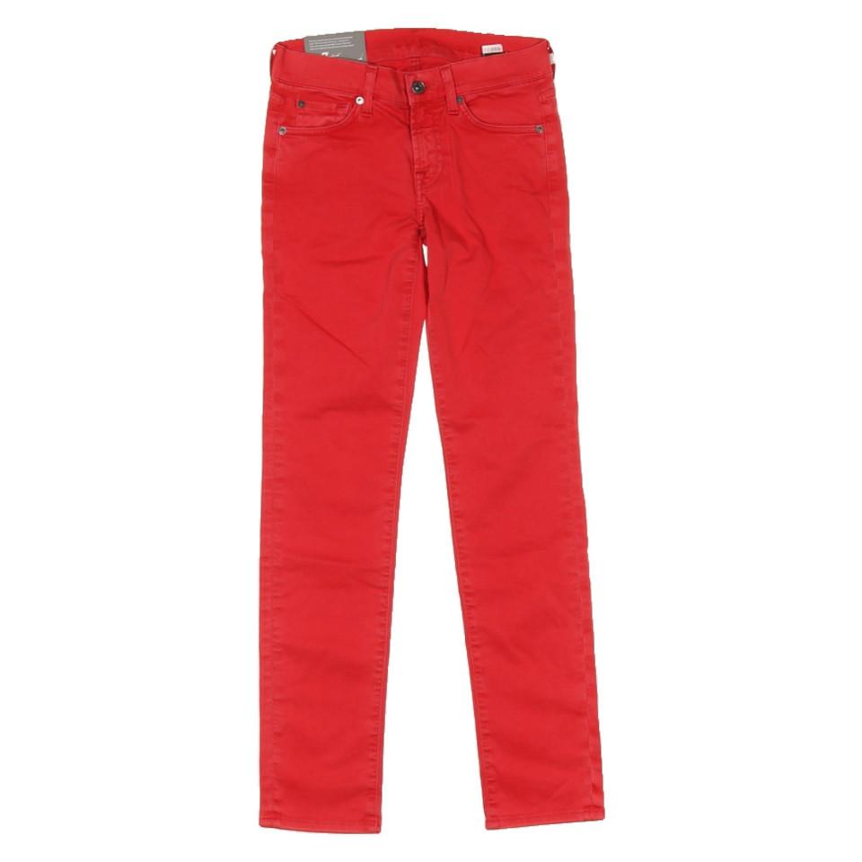 7 For All Mankind Jeans in Rot