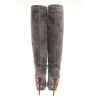 Le Silla  Stiefel aus Wildleder in Grau