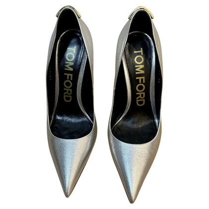 Tom Ford Pumps/Peeptoes Leather in Silvery