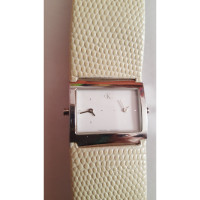 Calvin Klein Horloge Leer in Crème