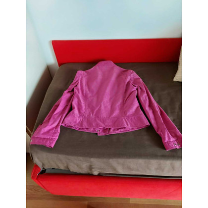 Borbonese Jacket/Coat Cotton in Fuchsia