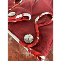 Hermès Handschuhe aus Seide in Rot